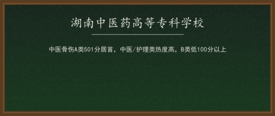 湖南中医药高等专科学校2026单招录取分数线（A/B/C/D类分专业）及2027报考参考配图